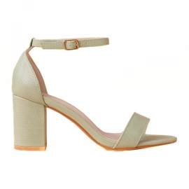Goodin Kalsic magas sarkú szandál zöld Goodin Kalsic magas sarkú szandál zöld