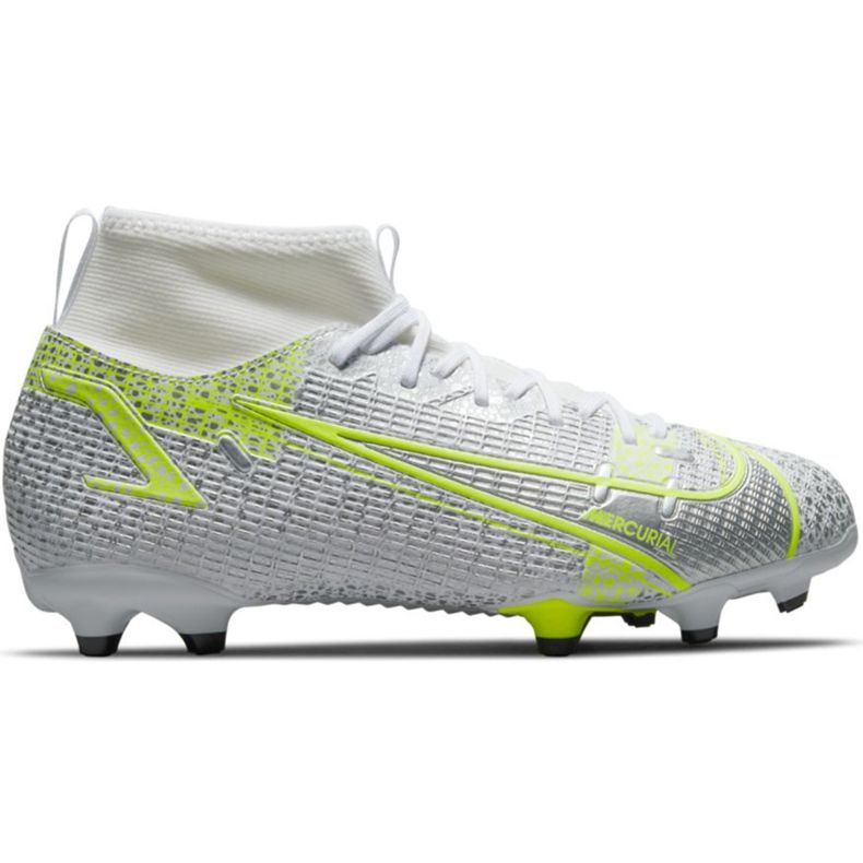 Nike Mercurial Superfly 8 Academy FG / MG Junior CV1127 107 futballcipő ezüst