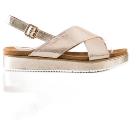 Goodin Arany szandál a platformon aranysárga