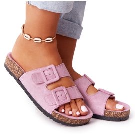 MSMG Velúr papucs egy parafa talpán Világos lila Jennifer ibolya MSMG Velúr papucs egy parafa talpán Világos lila Jennifer ibolya