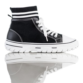 SHELOVET Divatos csúszós cipők fekete