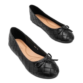 Kaiden fekete fonott balerinák