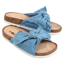 Kék WS11 L.KÉK pamut parafa papucs Kék WS11 L.KÉK pamut parafa papucs