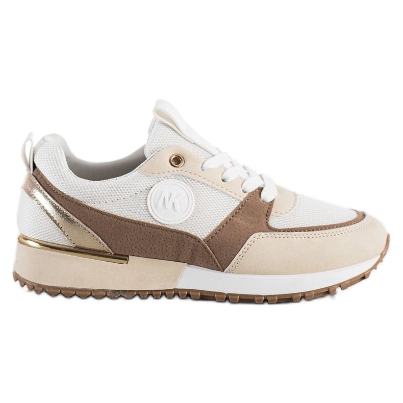 SHELOVET Divatos fehér és bézs cipők