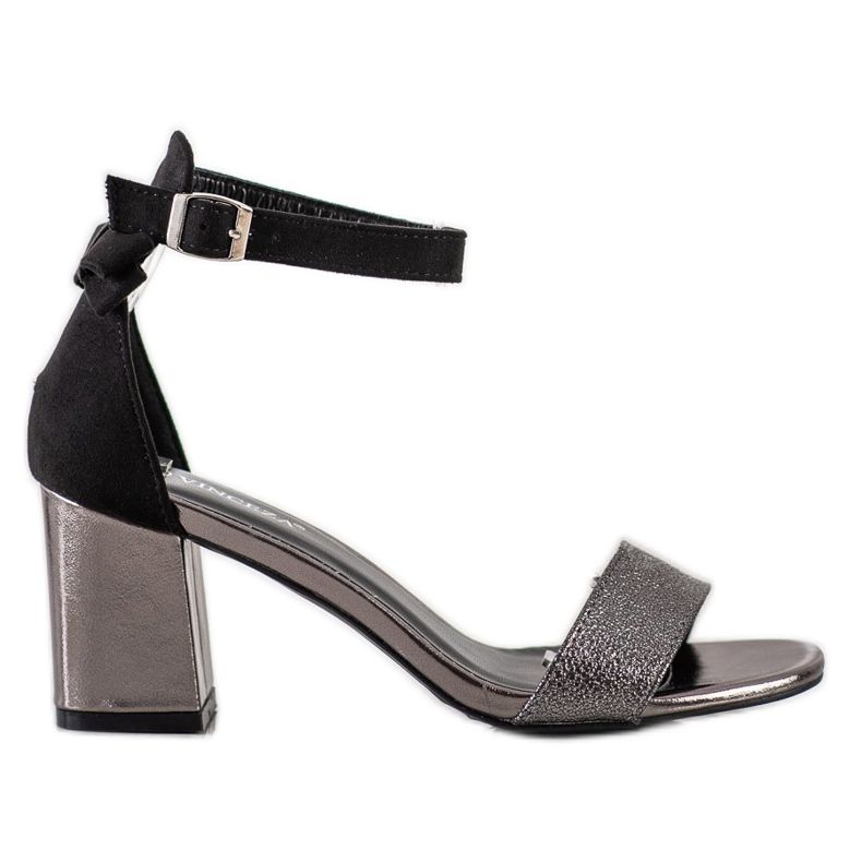 Szandál íjjal VINCEZA fekete szürke