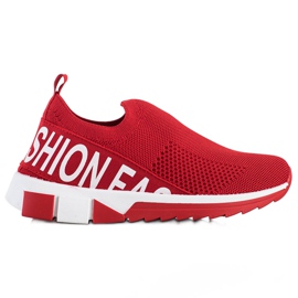 Filippo Divat Slip-On Cipők piros
