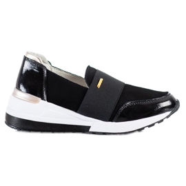 Goodin Fekete bőr cipők