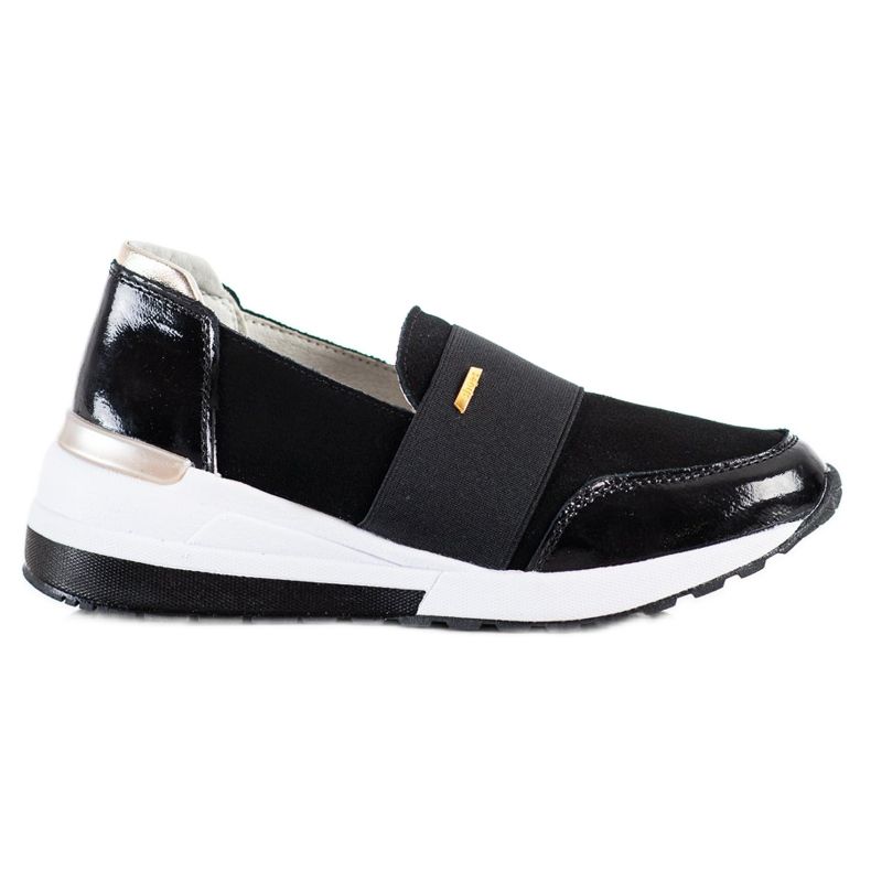 Goodin Fekete bőr cipők