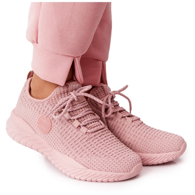 Női sportcipő Memory Foam Big Star HH274299 Pink rózsaszín