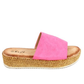 Női fuksziapapucs 38846 Fluorescent Peach sokszínű rózsaszín
