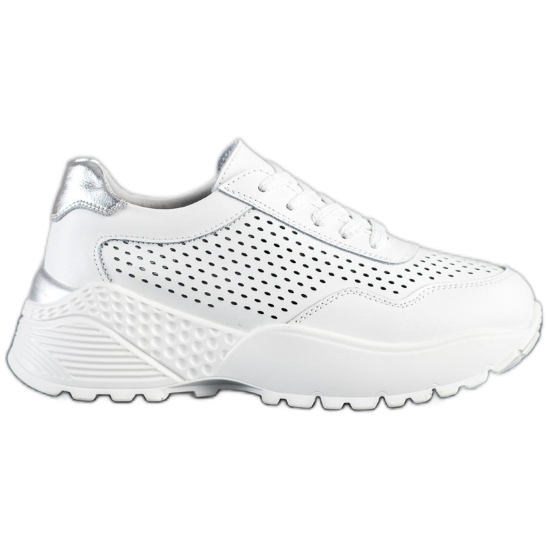 Goodin Divatos bőr cipők fehér