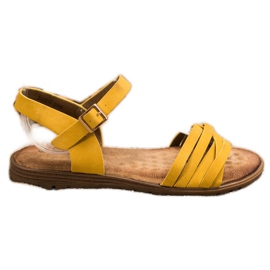 Evento Klasszikus szandál csattal sárga Evento Klasszikus szandál csattal sárga