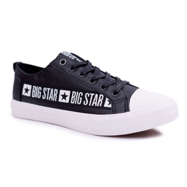Férfi cipők Big Star Black EE174069 fehér fekete Férfi cipők Big Star Black EE174069 fehér fekete