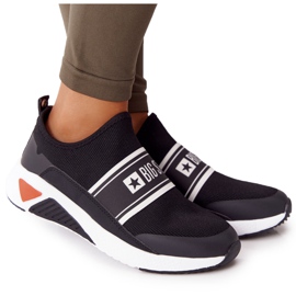 Sportcipő Slip-On Memory Foam Big Star HH274536 Fekete Sportcipő Slip-On Memory Foam Big Star HH274536 Fekete