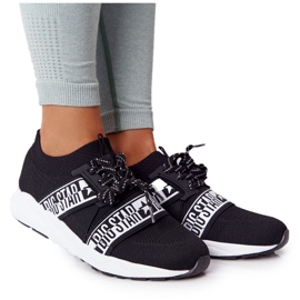 Női sportcipő Memory Foam Big Star HH274359 Fekete fehér Női sportcipő Memory Foam Big Star HH274359 Fekete fehér