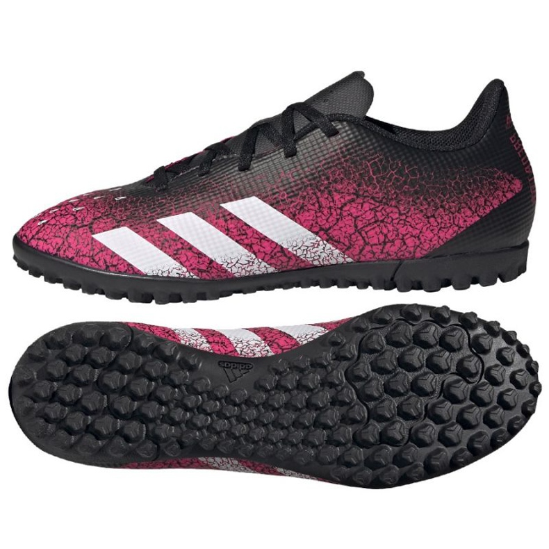 Adidas Predator Freak .4 Tf M FW7525 futballcipő sokszínű rózsák és lilák