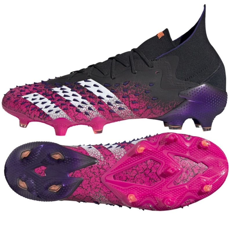 Adidas Predator Freak.1 Fg M FW7241 futballcipő sokszínű fekete