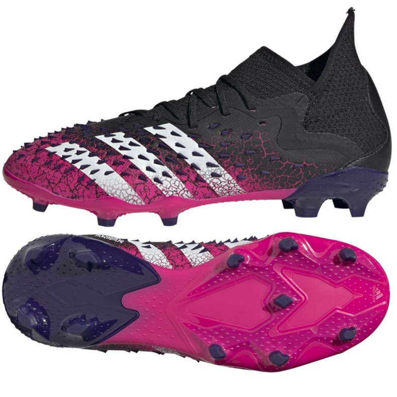 Adidas Predator Freak.1 Fg Jr FW7528 futballcipő sokszínű fekete