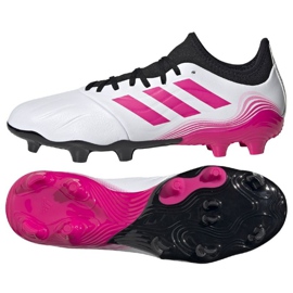 Adidas Copa Sense.3 Fg M FW7934 futballcipő sötétkék, fehér, rózsaszín fehér