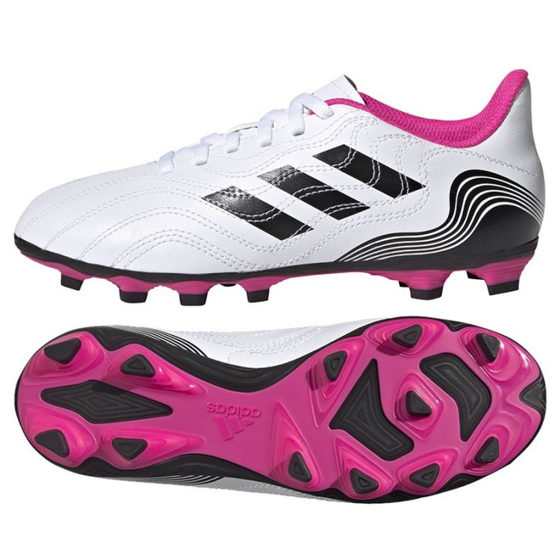 Adidas Copa Sense.4 FxG Jr FX1966 futballcipő sokszínű fehér