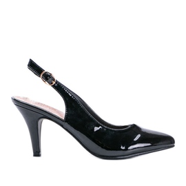 Fekete pumpák tűsarkú Jena