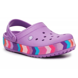 Crocs Chevron Beaded Clog K 207007-5PR lila