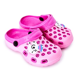 Gyermek habpapucs Crocs Pink Jupiter rózsaszín