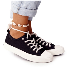 Női cipők Big Star FF274184 Fekete