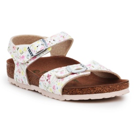 Birkenstock Rio Kids Vegan 1018800 szandál sokszínű sárga Birkenstock Rio Kids Vegan 1018800 szandál sokszínű sárga