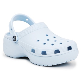 Crocs Classic Platform Clog W 206750-4JQ kék Crocs Classic Platform Clog W 206750-4JQ kék