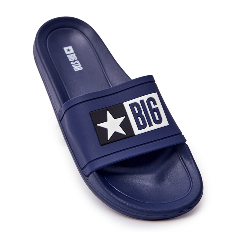Férfi Big Star DD174701 Navy blue papucs kék