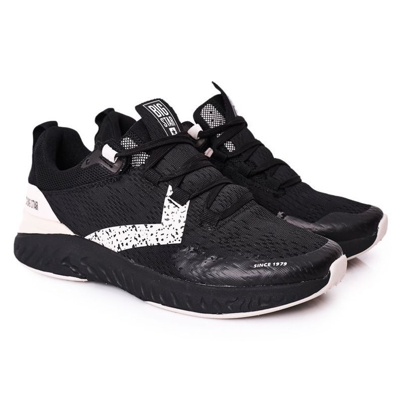 Férfi sportcipő Memory Foam Big Star HH174236 Fekete