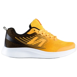 SHELOVET Könnyű textil cipők fekete sárga SHELOVET Könnyű textil cipők fekete sárga