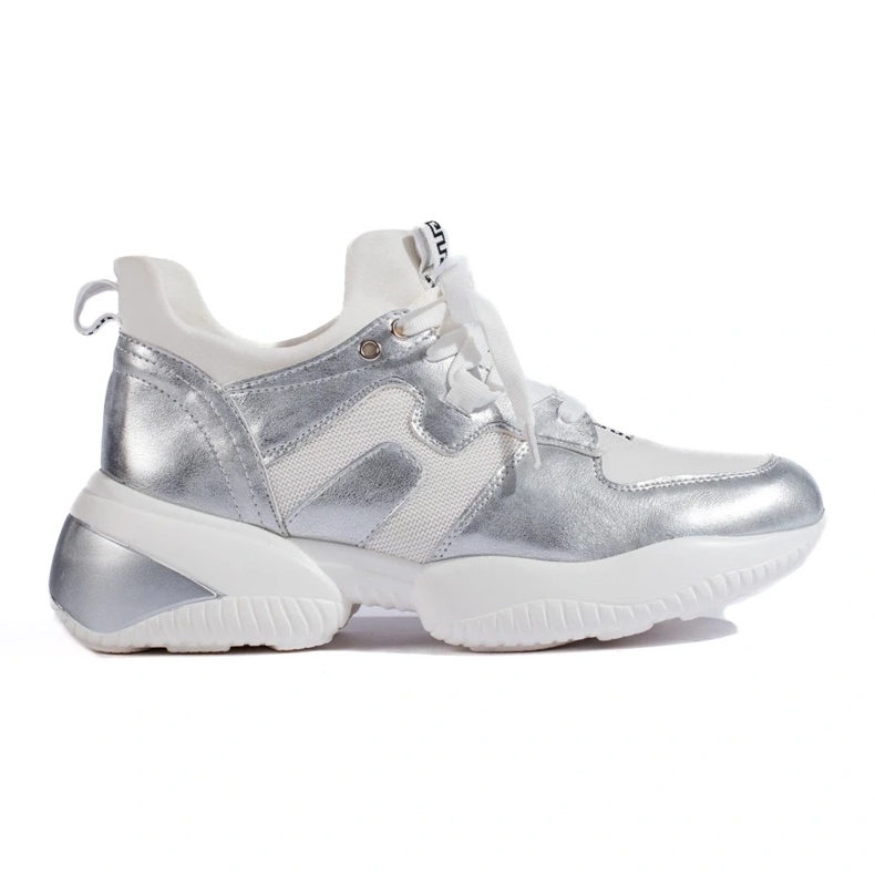 Weide Fehér és ezüst cipők