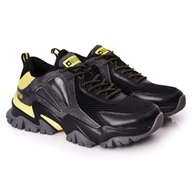 Férfi sportcipő Memory Foam Big Star HH174278 Fekete