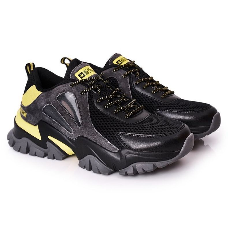 Férfi sportcipő Memory Foam Big Star HH174278 Fekete