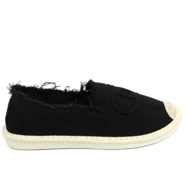Fekete női espadrillák NB273P Fekete