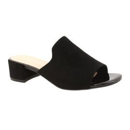 Szandálok sarkán Sergio Leone KL313 fekete Szandálok sarkán Sergio Leone KL313 fekete