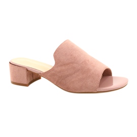 Sergio Leone Női magas sarkú cipő KL313 rózsaszín