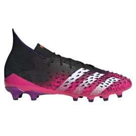 Adidas Predator Freak.1 Ag M FW7242 futballcipő grafit, fekete, lila fekete