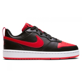 Nike Court Borough Low 2 Jr BQ5448-007 cipő fekete Nike Court Borough Low 2 Jr BQ5448-007 cipő fekete