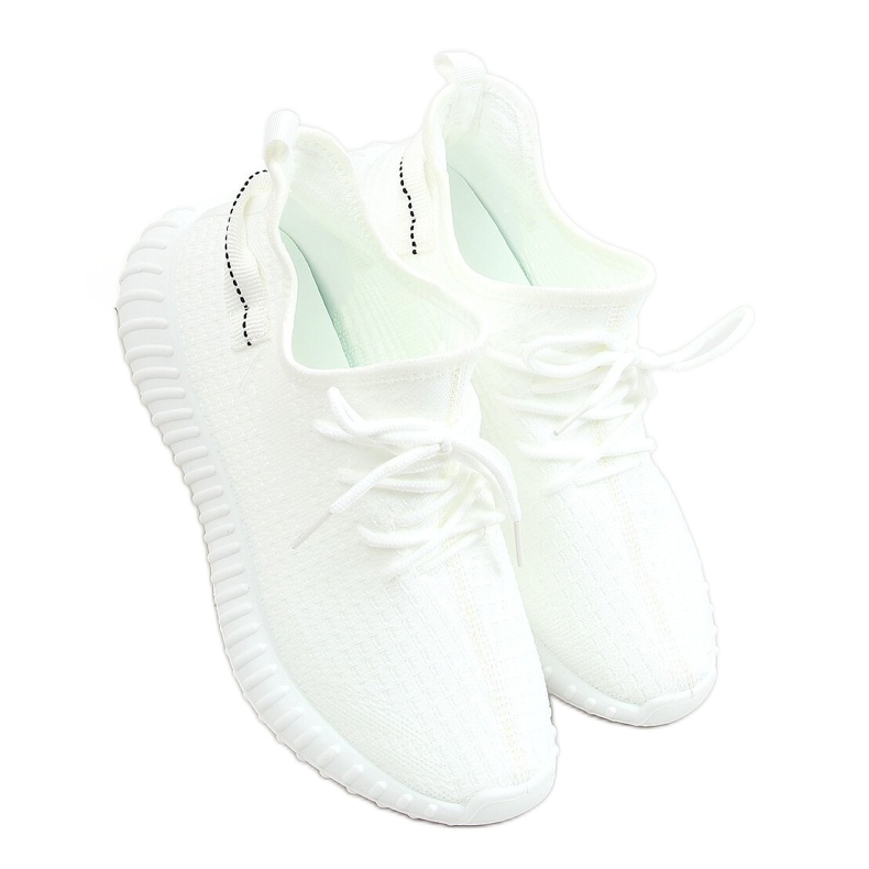 Fehér zokni sportcipő 7817 Fehér