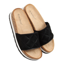 Fekete parafa papucs LS017 Fekete Fekete parafa papucs LS017 Fekete