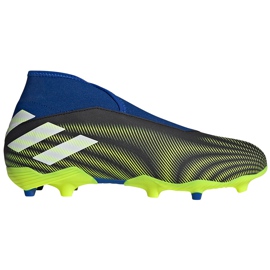 Adidas Nemeziz.3 Ll Fg futballcipő kék-zöld FW7411 fehér, fekete, kék, sárga