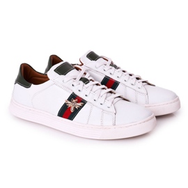Bednarek Polish Shoes Férfi bőrcipők Cipők Bednarek White fehér