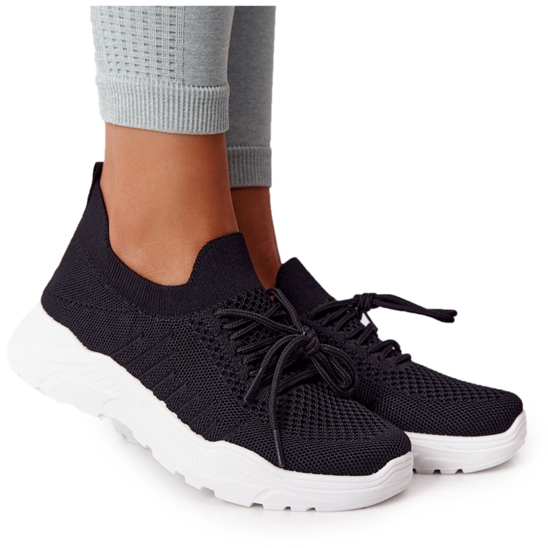 PS1 Női sportcipő Cipők Fekete vonalzó fehér