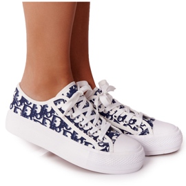 PS1 Fehér -fekete női cipők