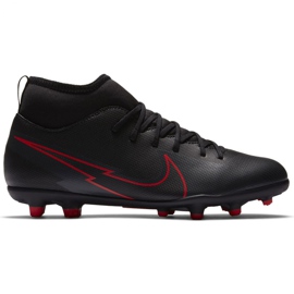 Nike Mercurial Superfly 7 Club FG / MG Jr AT8150 060 futballcipő fekete fekete Nike Mercurial Superfly 7 Club FG / MG Jr AT8150 060 futballcipő fekete fekete