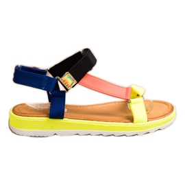 SHELOVET Divatos szandál tépőzárral sokszínű