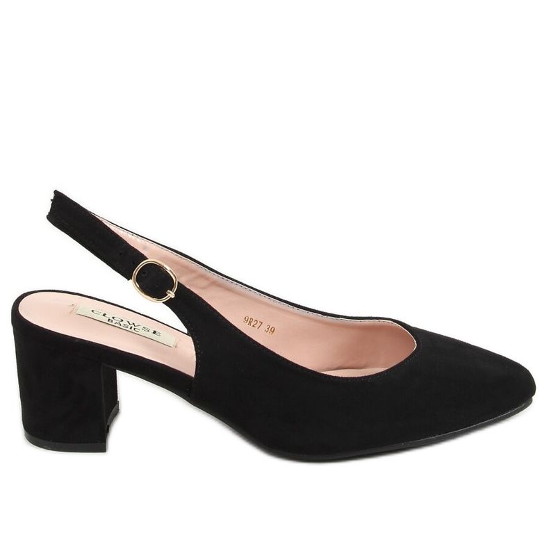 Fekete szivattyúk nyitott sarokkal fekete 9R27 Fekete